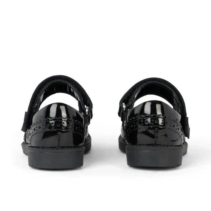 Lachly Mj Brogue Lackleder Schwarz für kleine Mädchen Lachly Mj Brogue Lackleder Schwarz für kleine Mädchen