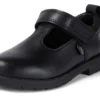Lachly T-Bar Leder Schwarz für kleine Mädchen Lachly T-Bar Leder Schwarz für kleine Mädchen