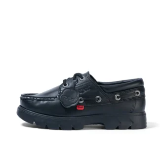 Lennon-Bootsschuh für Erwachsene, Unisex, Leder, Schwarz