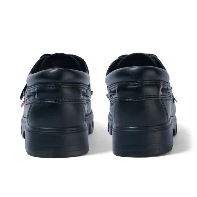 Lennon-Bootsschuh für Erwachsene, Unisex, Leder, Schwarz Lennon-Bootsschuh für Erwachsene, Unisex, Leder, Schwarz