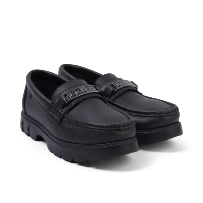 Lennon Loafer aus Leder für Erwachsene, Unisex, schwarz Lennon Loafer aus Leder für Erwachsene, Unisex, schwarz