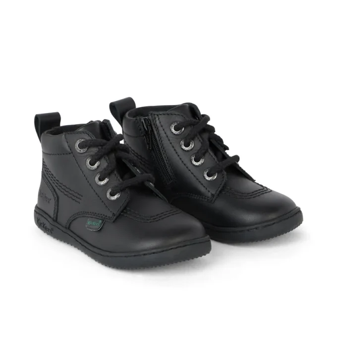 Playflex Hi Unisex für Kleinkinder, Leder, schwarz Playflex Hi Unisex für Kleinkinder, Leder, schwarz