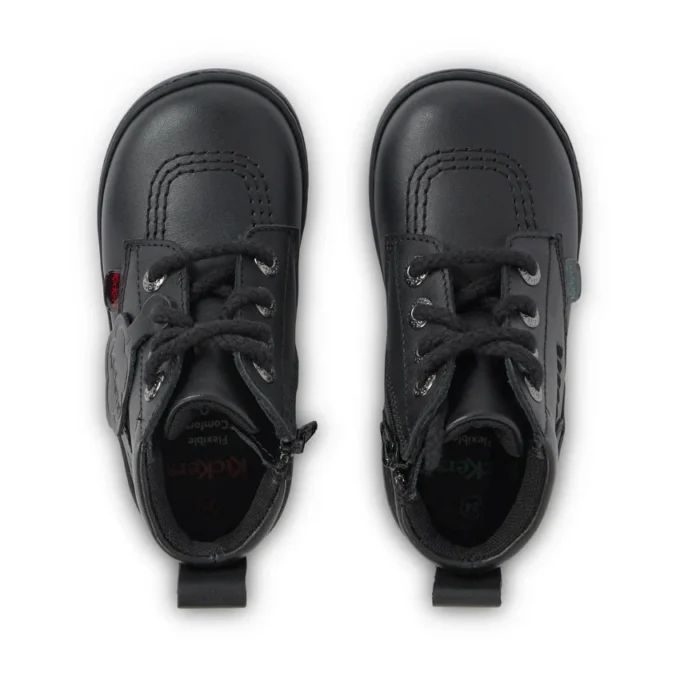 Playflex Hi Unisex für Kleinkinder, Leder, schwarz Playflex Hi Unisex für Kleinkinder, Leder, schwarz