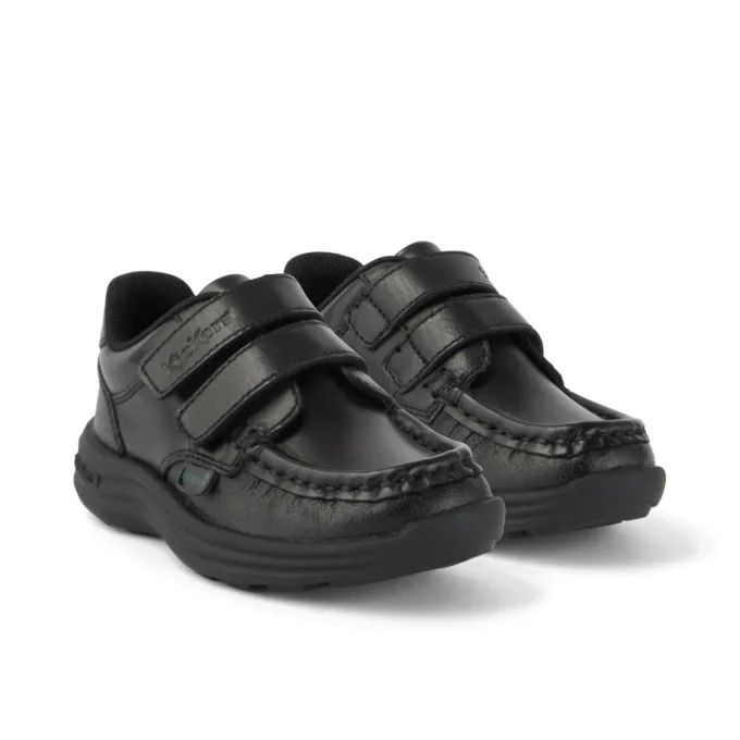 Reasan Twin Vel Leder Schwarz für kleine Jungen Reasan Twin Vel Leder Schwarz für kleine Jungen