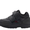 Stomper Mid Leder für kleine Jungen, schwarz
