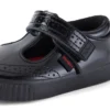 Tovni Brogue T-Bar für Mädchen im Kleinkindalter, Lackleder, schwarz Tovni Brogue T-Bar für Mädchen im Kleinkindalter, Lackleder, schwarz