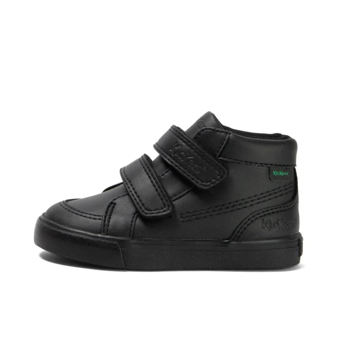 Tovni Hi Vel Unisex für Kleinkinder, Lederimitat, schwarz Tovni Hi Vel Unisex für Kleinkinder, Lederimitat, schwarz