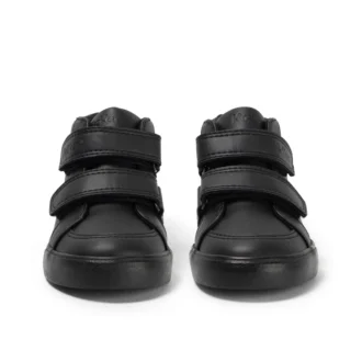 Tovni Hi Vel Unisex für Kleinkinder, Lederimitat, schwarz