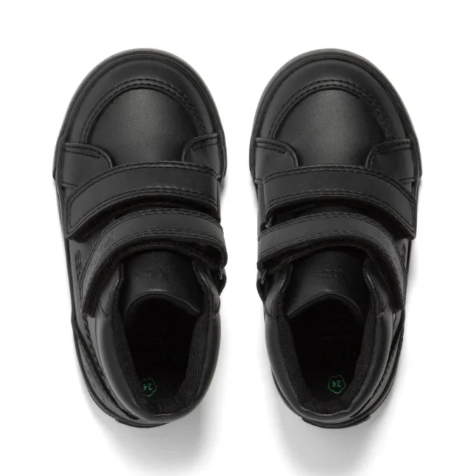 Tovni Hi Vel Unisex für Kleinkinder, Lederimitat, schwarz Tovni Hi Vel Unisex für Kleinkinder, Lederimitat, schwarz