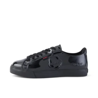 Tovni Lacer für Erwachsene, Damen, Lackleder, Schwarz