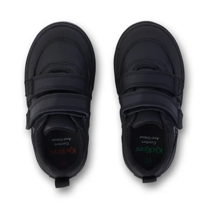 Tovni Scuff Lo Leder für Jungen, schwarz