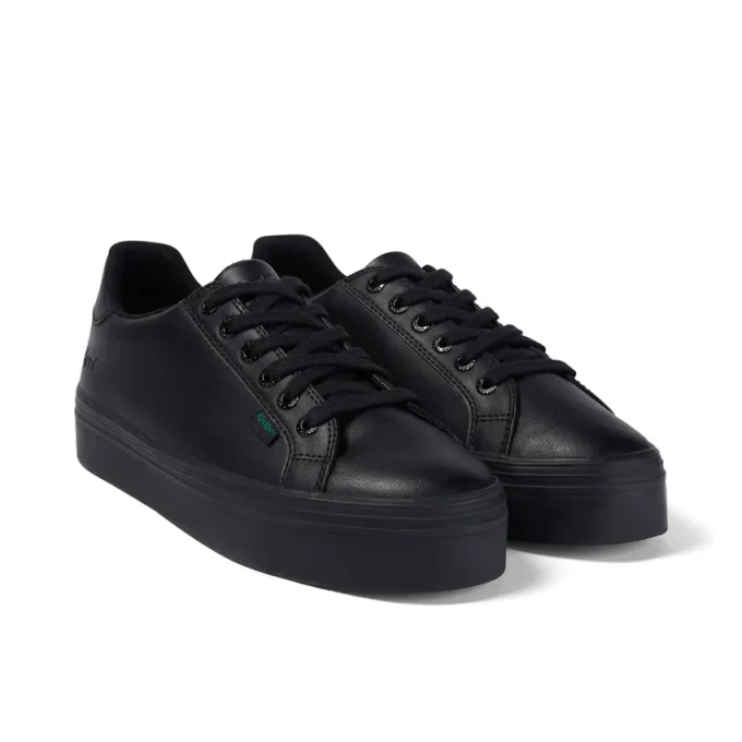Tovni Stack für Damen aus Leder, schwarz Tovni Stack für Damen aus Leder, schwarz
