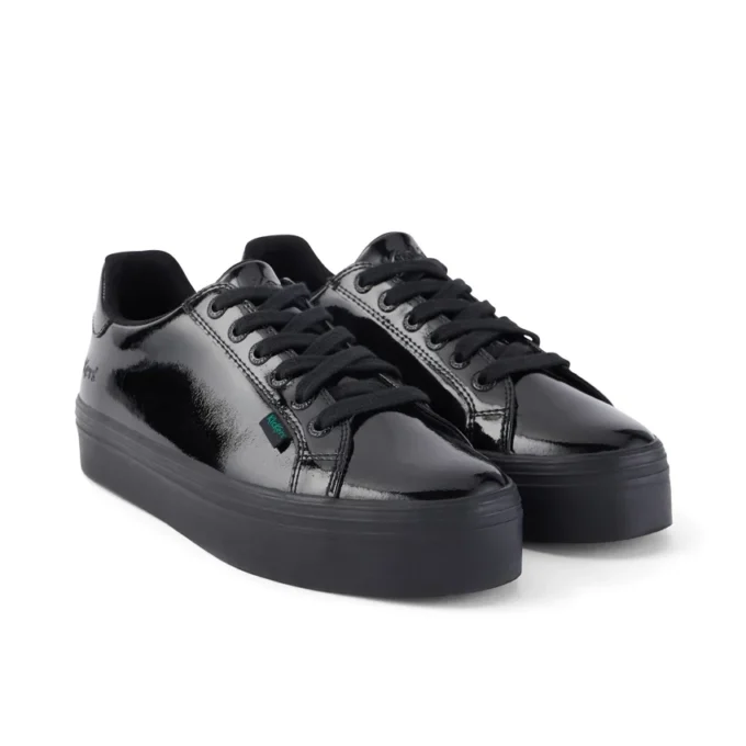 Tovni Stack für Damen aus schwarzem Lackleder Tovni Stack für Damen aus schwarzem Lackleder