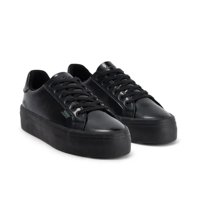 Tovni Stack für Erwachsene, Damen, Lederalternative, Lackleder, Schwarz Tovni Stack für Erwachsene, Damen, Lederalternative, Lackleder, Schwarz