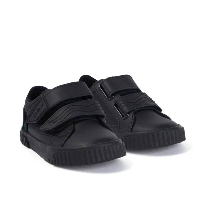 Tovni Twin Flex Leder für kleine Jungen, schwarz