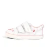 Tovni Twin Happy Sneakers für Mädchen im Kleinkindalter, Leder, Weiß Tovni Twin Happy Sneakers für Mädchen im Kleinkindalter, Leder, Weiß