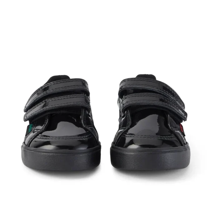 Tovni Twin Vel für Mädchen, Lackleder, schwarz Tovni Twin Vel für Mädchen, Lackleder, schwarz