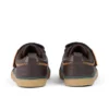Tovni Twin ZigZag Sneaker für Jungen im Kleinkindalter, Leder, braun