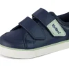 Tovni Twin ZigZag Sneaker für Jungen, Leder, Marineblau