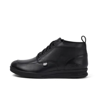 Troiko Hi Lederstiefel für Jugendliche, schwarz