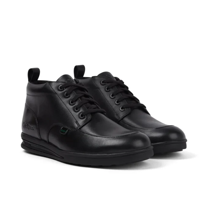 Troiko Hi Lederstiefel für Jugendliche, schwarz Troiko Hi Lederstiefel für Jugendliche, schwarz