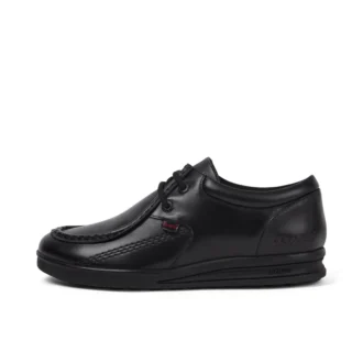 Troiko Wall Lederschuhe für Jugendliche und Herren, schwarz