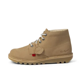 Unisex Kick Hi für Erwachsene, Leder, Sand