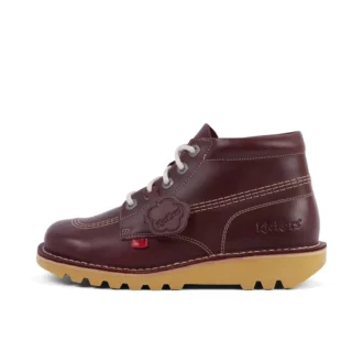 Unisex Kick Hi Leder Dark Red für Erwachsene