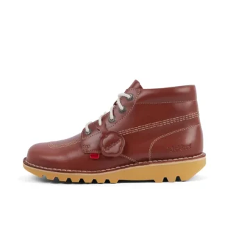 Unisex Kick Hi Leder Dark Tan für Erwachsene