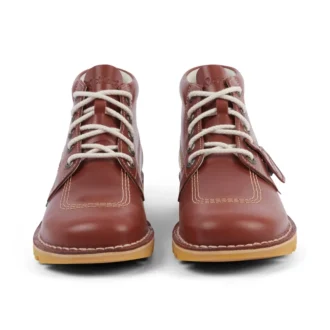 Unisex Kick Hi Leder Dark Tan für Erwachsene