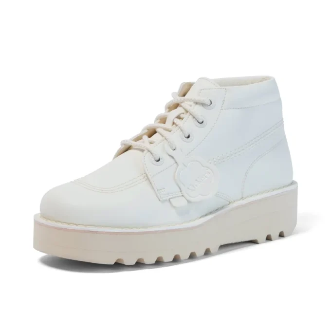 Unisex Kick Hi Stack aus Kunstleder für Erwachsene, Weiß Unisex Kick Hi Stack aus Kunstleder für Erwachsene, Weiß