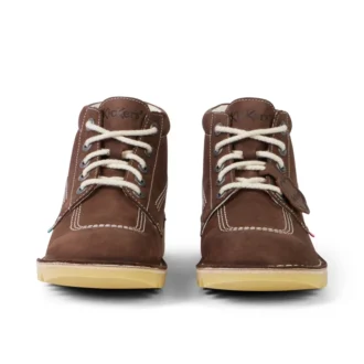 Unisex-Kick Hi-Stiefel aus Wildleder für Erwachsene, braun