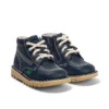 Unisex-Kick Hi Zip-Stiefel für Kleinkinder aus Lederalternative, marineblau Unisex-Kick Hi Zip-Stiefel für Kleinkinder aus Lederalternative, marineblau