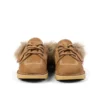 Unisex-Kick Mule-Pantolette für Erwachsene mit Fellbesatz, Mains, hellbraun Unisex-Kick Mule-Pantolette für Erwachsene mit Fellbesatz, Mains, hellbraun