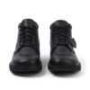 Unisex-Kick-Stiefel für Erwachsene aus Tumbled-Leder, schwarz
