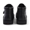 Unisex-Kick-Stiefel für Erwachsene aus Tumbled-Leder, schwarz