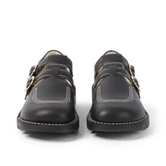 Unisex-Kick T-Bar-Goldie-Schuhe für Erwachsene, schwarz