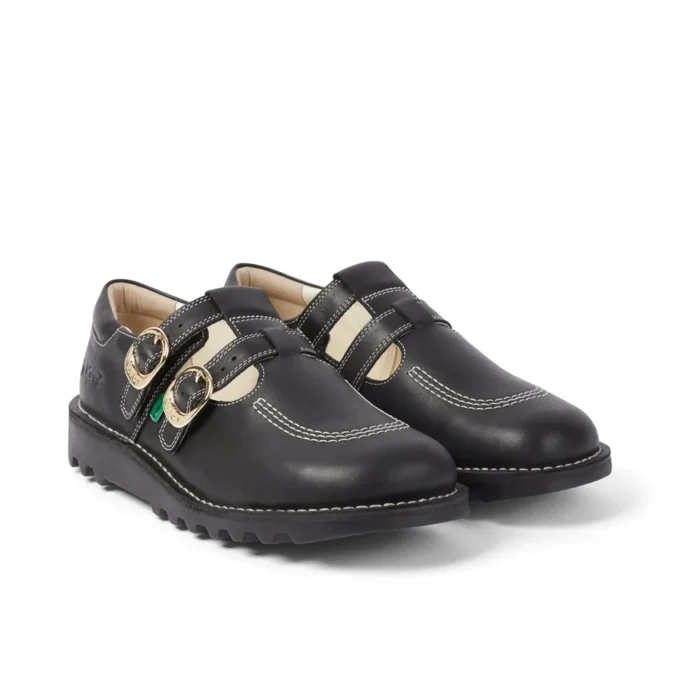 Unisex-Kick T-Bar-Goldie-Schuhe für Erwachsene, schwarz Unisex-Kick T-Bar-Goldie-Schuhe für Erwachsene, schwarz