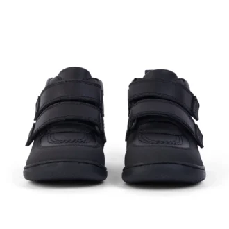 Unisex-Kinderstiefel Playflex Hi Vel Leder Schwarz