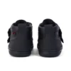 Unisex-Kinderstiefel Playflex Hi Vel Leder Schwarz Unisex-Kinderstiefel Playflex Hi Vel Leder Schwarz