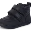 Unisex-Kinderstiefel Playflex Hi Vel Leder Schwarz Unisex-Kinderstiefel Playflex Hi Vel Leder Schwarz