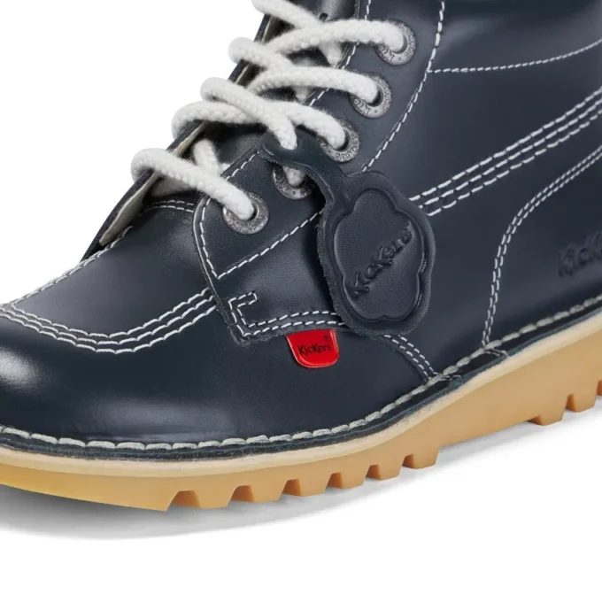 Unisex-Leder-Kick Hi Core für Erwachsene in Navy Unisex-Leder-Kick Hi Core für Erwachsene in Navy