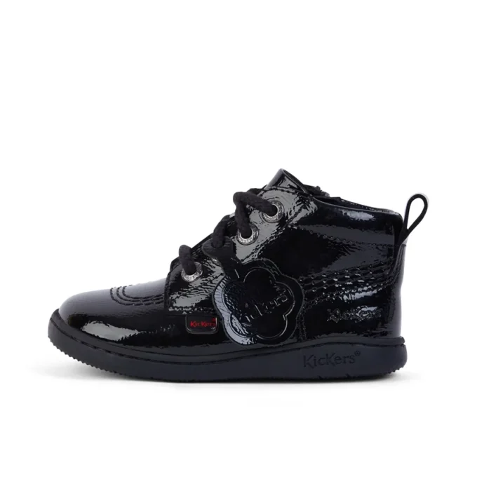 Unisex-Schuhe für Kleinkinder Playflex Hi Crinkle Lackleder Schwarz Unisex-Schuhe für Kleinkinder Playflex Hi Crinkle Lackleder Schwarz