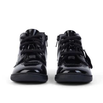 Unisex-Schuhe für Kleinkinder Playflex Hi Crinkle Lackleder Schwarz