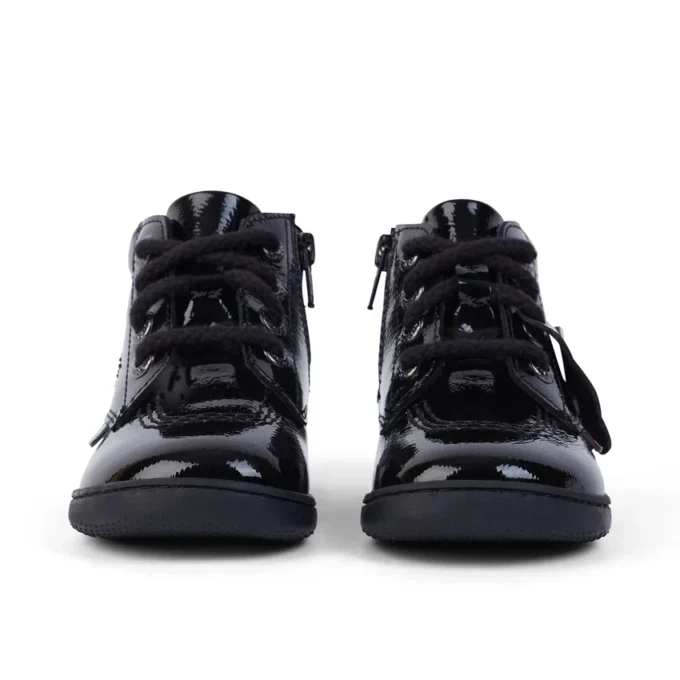 Unisex-Schuhe für Kleinkinder Playflex Hi Crinkle Lackleder Schwarz Unisex-Schuhe für Kleinkinder Playflex Hi Crinkle Lackleder Schwarz