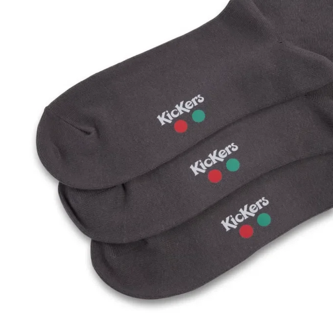 Unisex-Socken für Erwachsene, Everyday Crew, 3er-Pack, Grau Unisex-Socken für Erwachsene, Everyday Crew, 3er-Pack, Grau