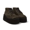 Unisex-Stiefel für Erwachsene Kick Hi Platform Leder Schwarz/Khaki Unisex-Stiefel für Erwachsene Kick Hi Platform Leder Schwarz/Khaki