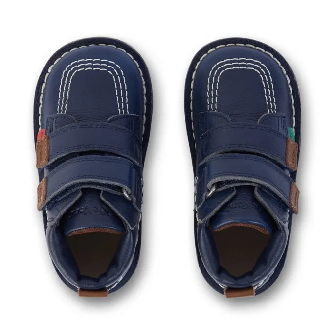 Unisex-Stiefel für Kleinkinder Kick Hi Roll Leder Marineblau Unisex-Stiefel für Kleinkinder Kick Hi Roll Leder Marineblau