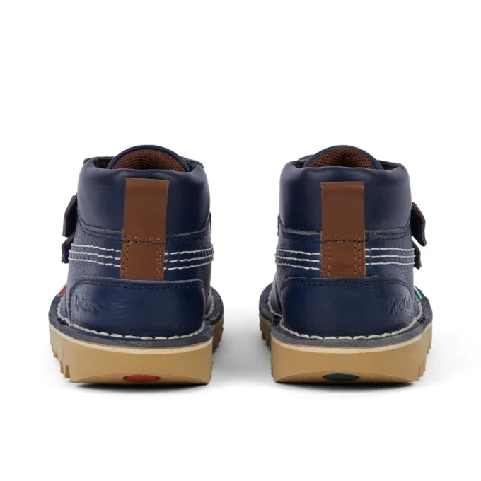 Unisex-Stiefel für Kleinkinder Kick Hi Roll Leder Marineblau Unisex-Stiefel für Kleinkinder Kick Hi Roll Leder Marineblau