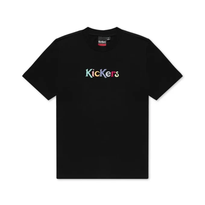 Unisex-T-Shirt für Erwachsene: Kickers Classic Kurzarm-T-Shirt Schwarz Unisex-T-Shirt für Erwachsene: Kickers Classic Kurzarm-T-Shirt Schwarz